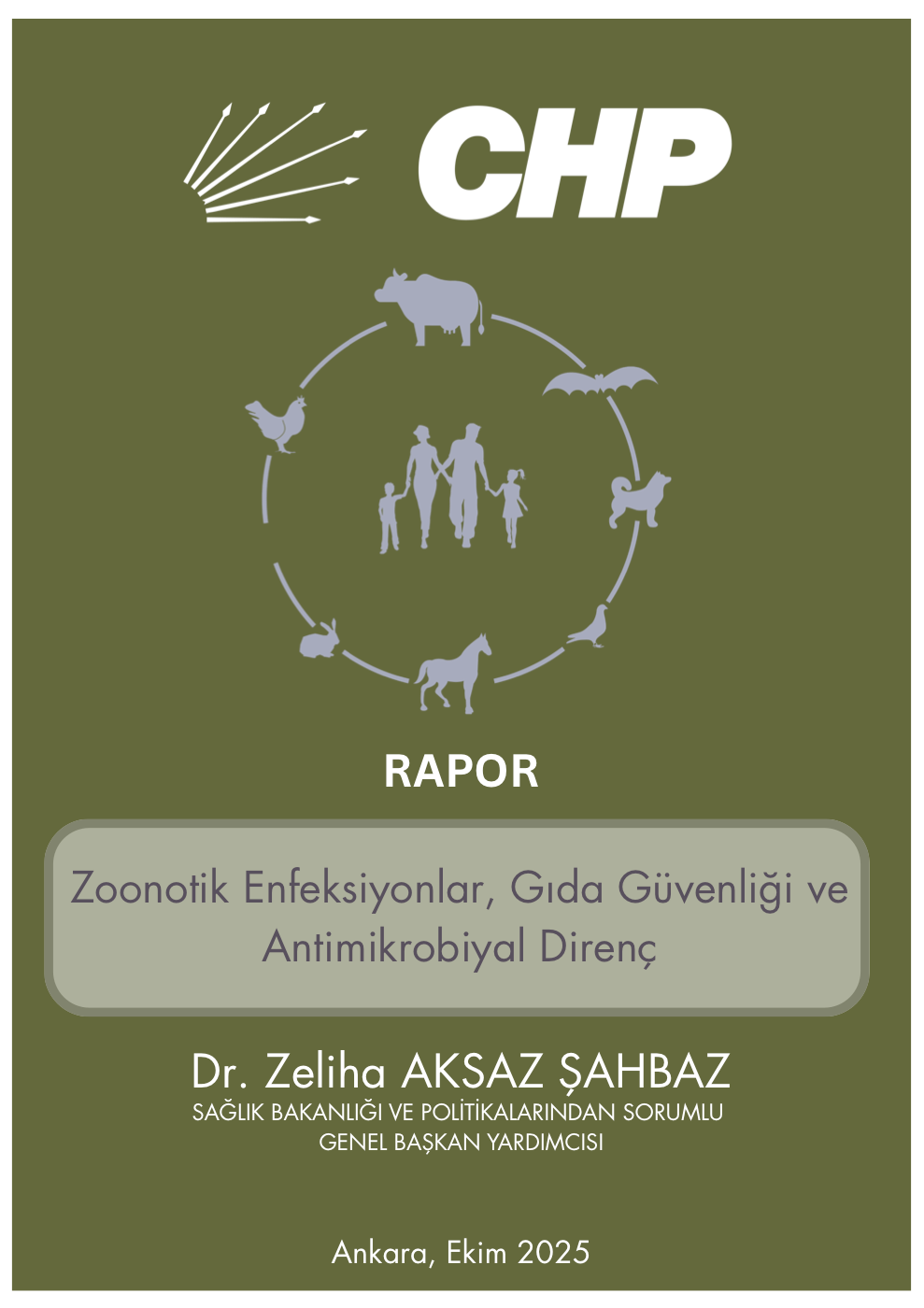 Zoonotik Enfeksiyonlar, Gıda Güvenliği ve Antimikrobiyal Direnç PDF ilk sayfa önizlemesi